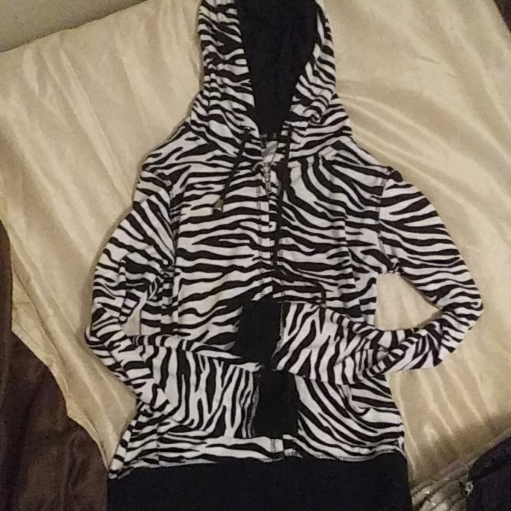 Zebra print light jacket